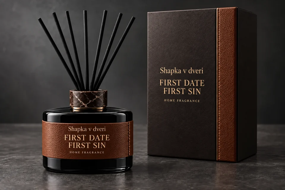FIRST DATE FIRST SIN · Дифузор — приклад оформлення, формат ще не обрано